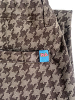 Mama's Brown Houndstooth Chino